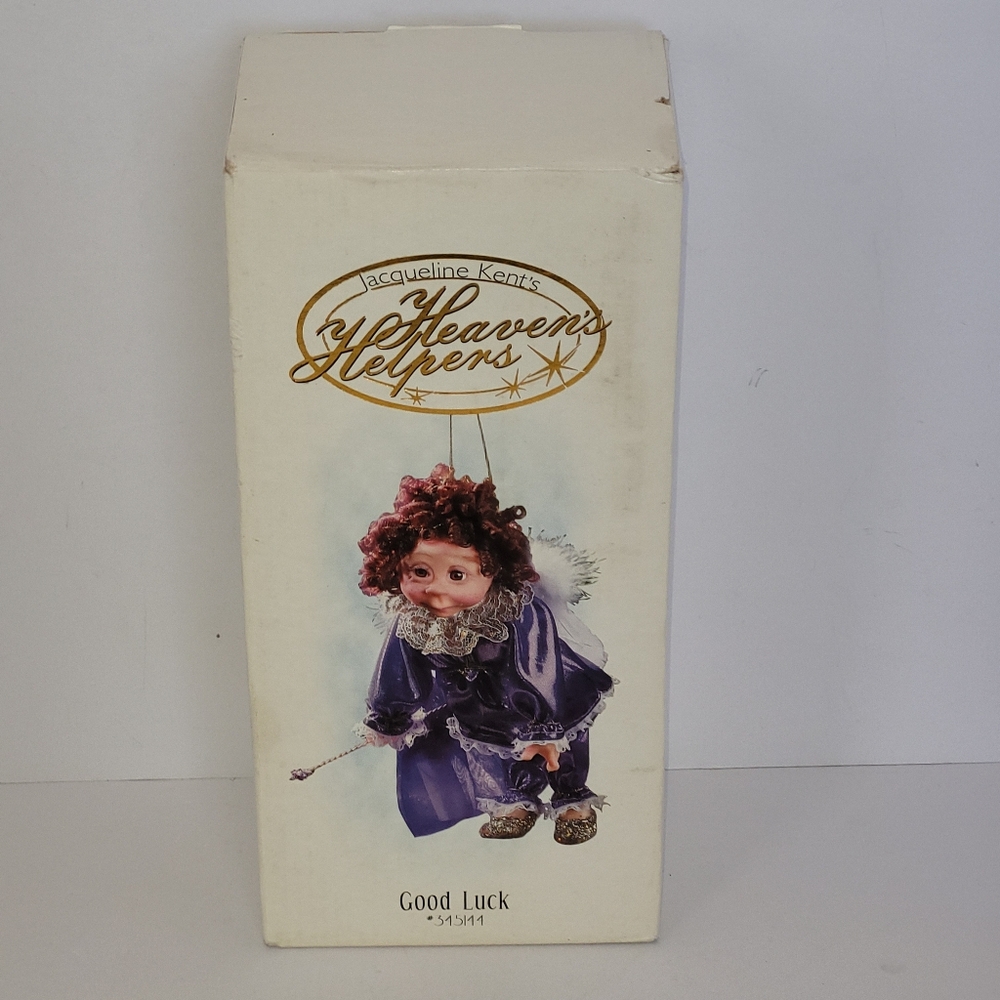 Jacqueline Kent "Good Luck" hanging fairy doll from the Heaven's Helpers collect